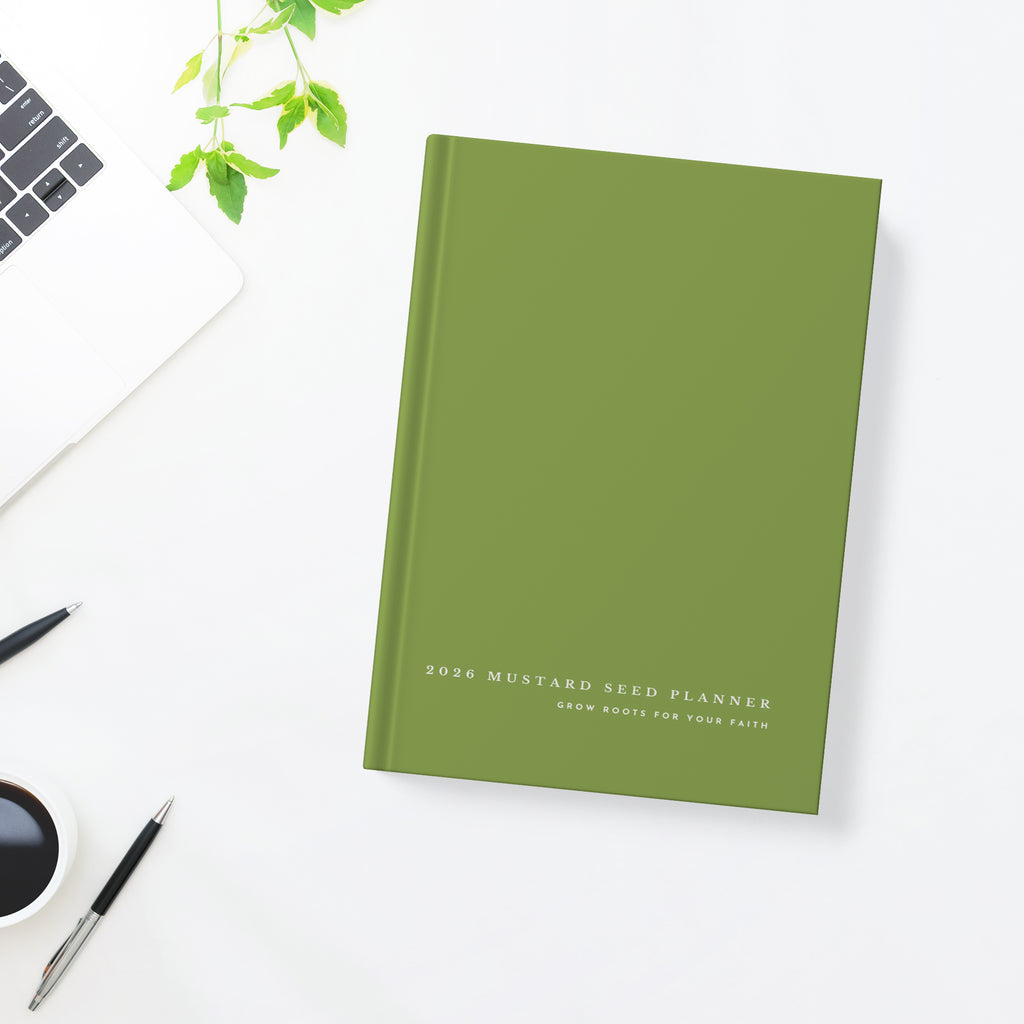 2026 Mustard Seed Planner: Grow Roots for Your Faith (Olive)